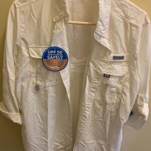 COLUMBIA WOMENS BAHAMA SHIRTS (2)  LGS